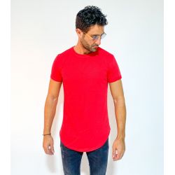 T-Shirt uni rouge