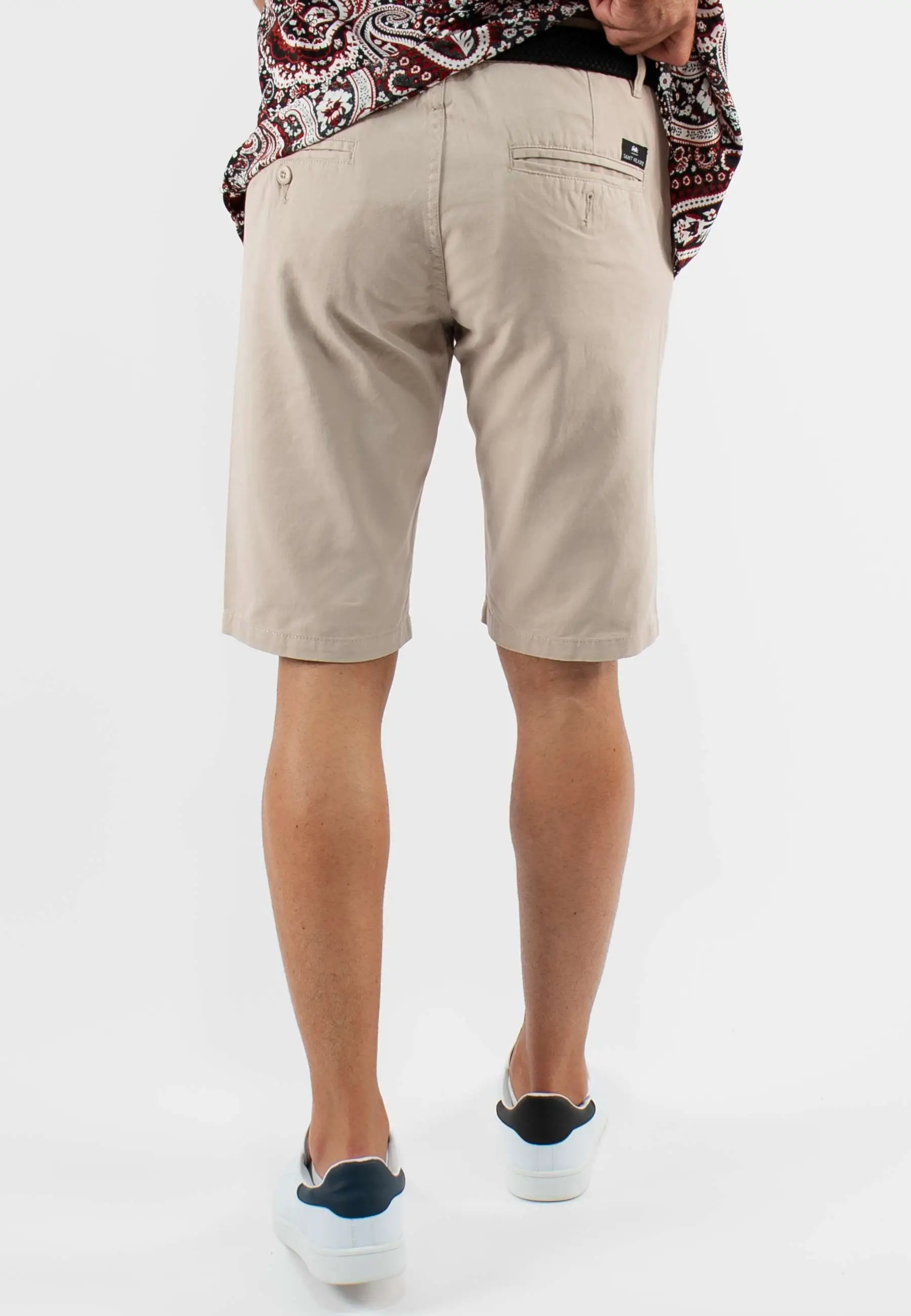 Short unicolore beige