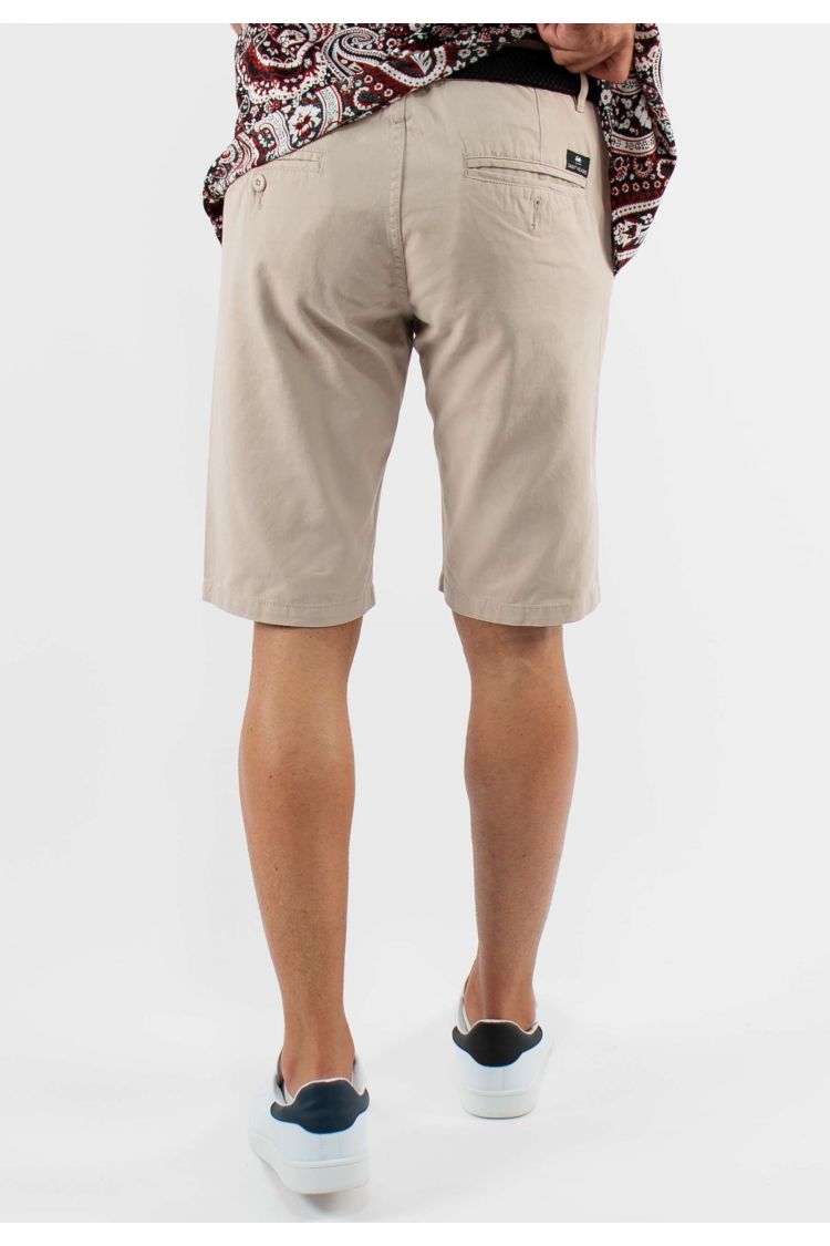 Short unicolore beige