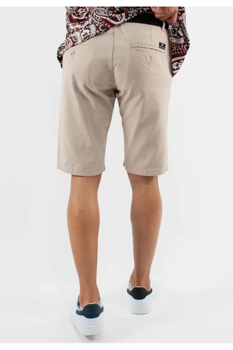 Short unicolore beige