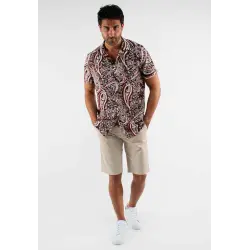 Short unicolore beige
