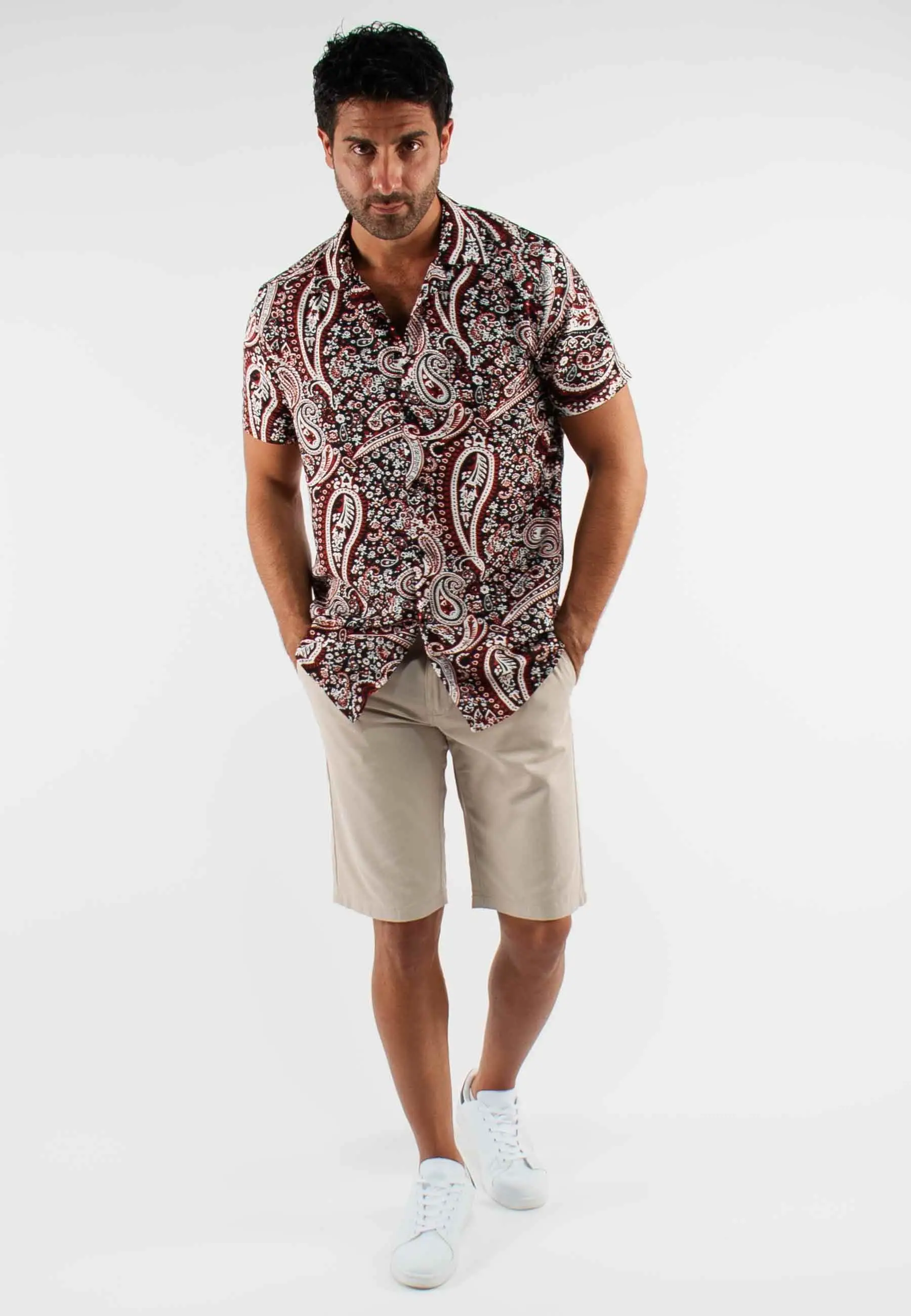 Short unicolore beige
