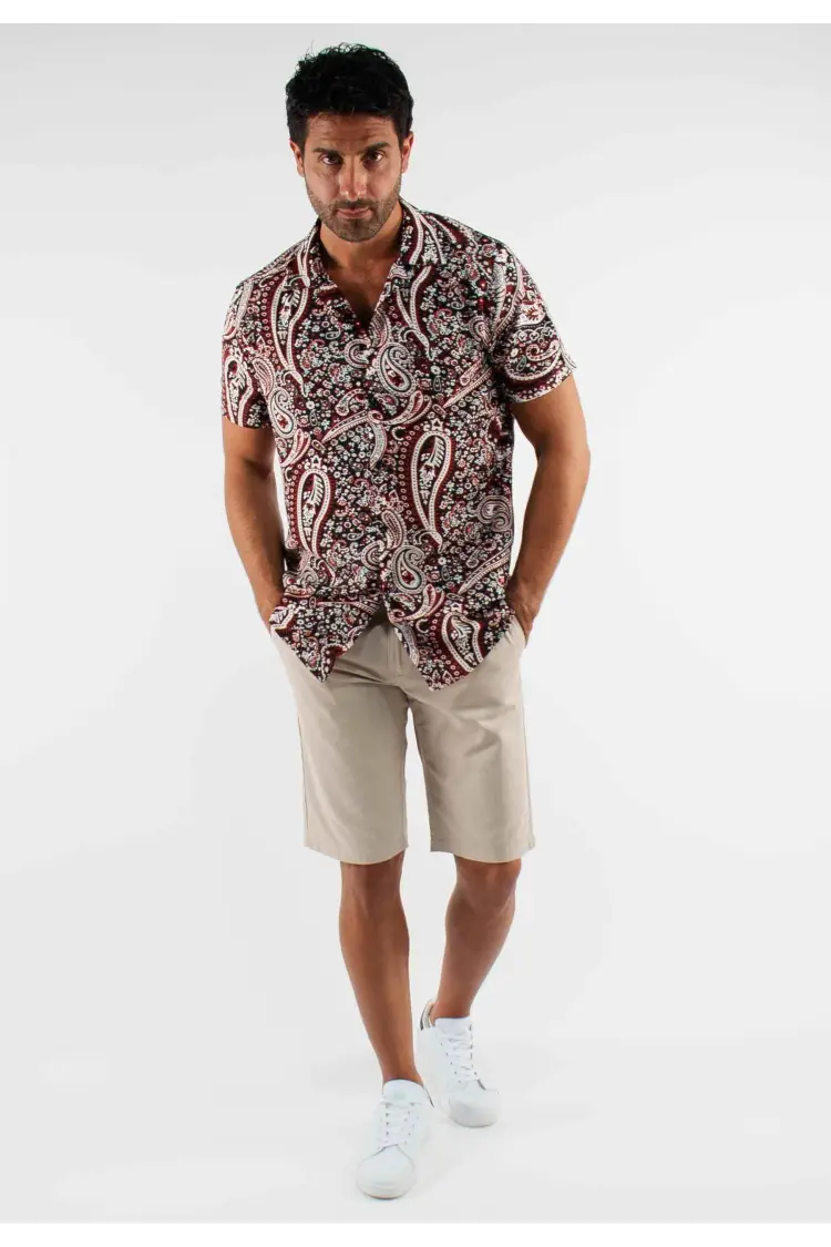 Short unicolore beige