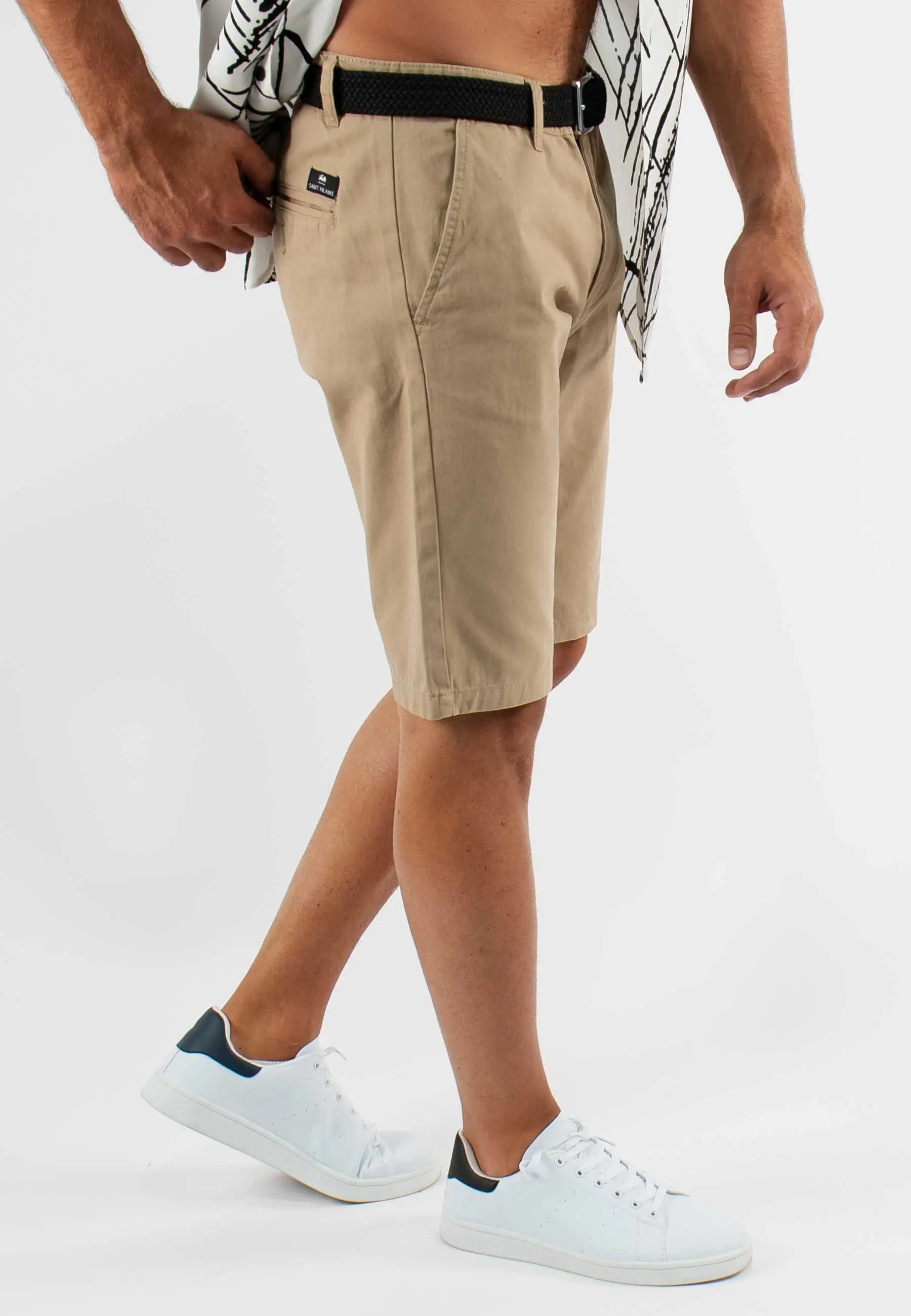 Short unicolore sable