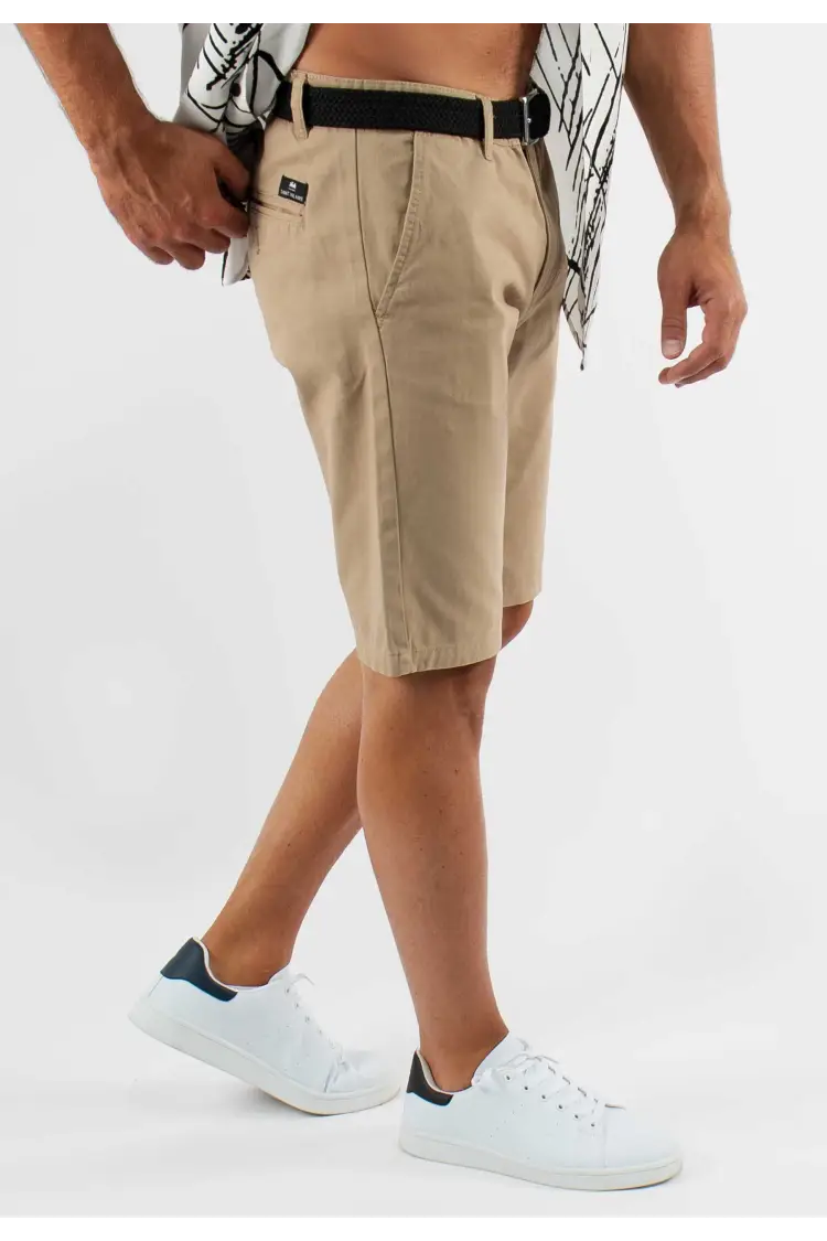 Short unicolore sable