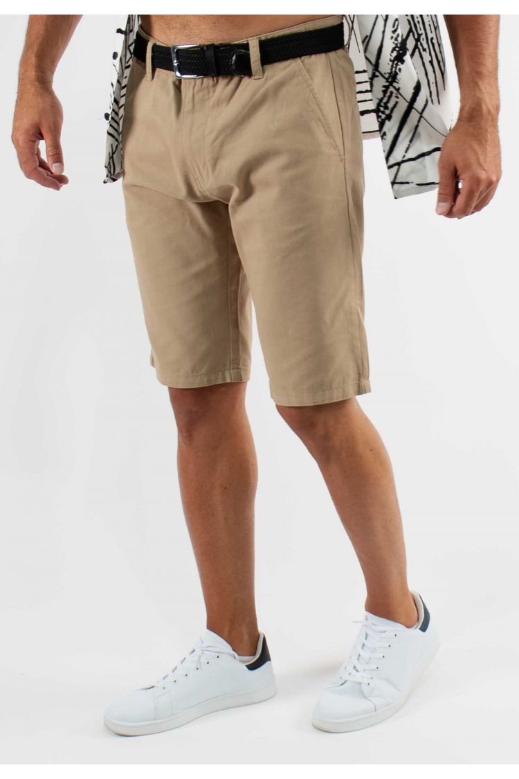 Short unicolore sable