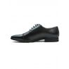 Derby en simili cuir noir brillant