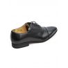 Derby en simili cuir noir brillant