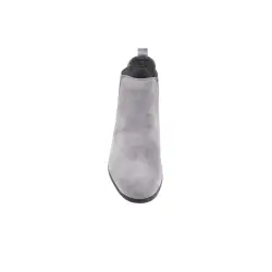 Bottines en suédine gris