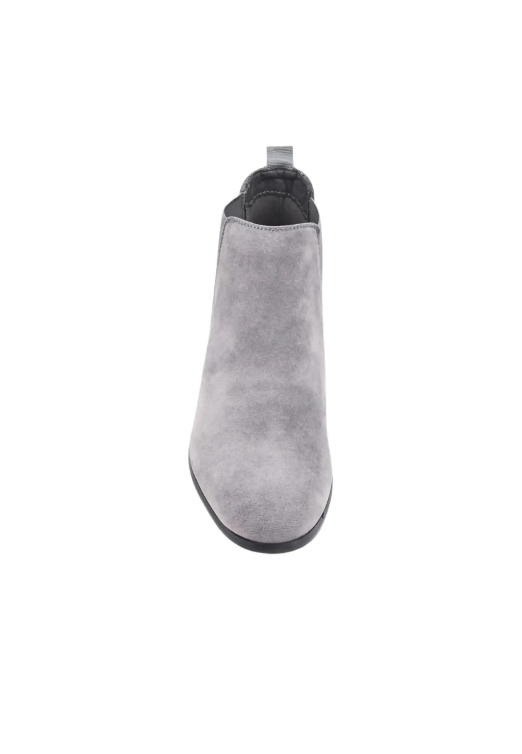 Bottines en suédine gris