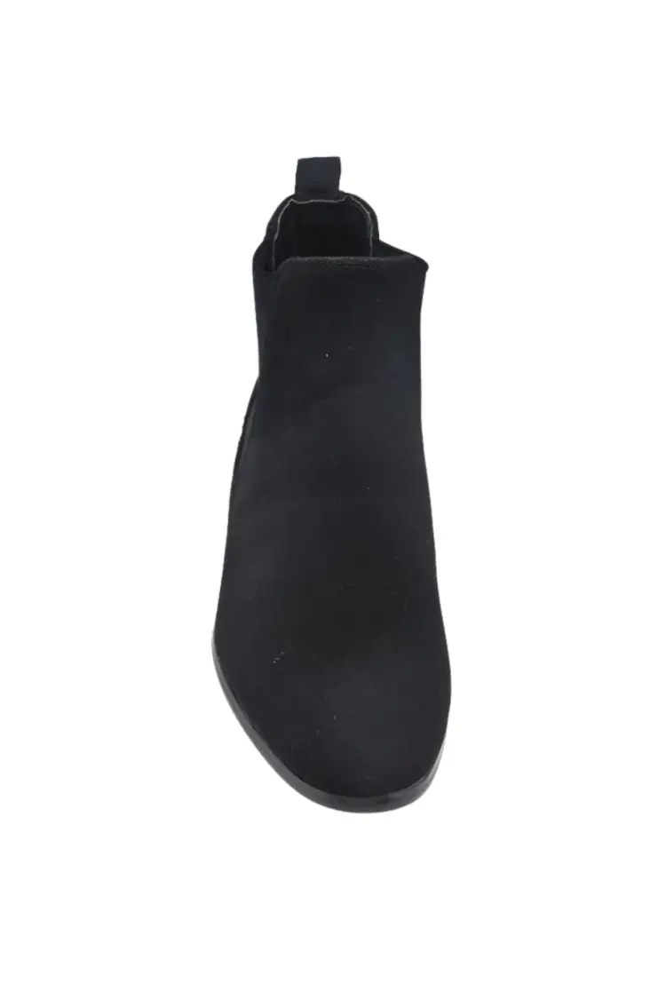 Bottines en suédine noir