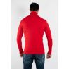 Pull fin col roulé YY02 - Rouge