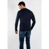 Pull fin col V YY03 - Navy