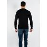 Pull fin col V YY03 - Noir