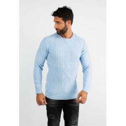 Pull col rond en maille...