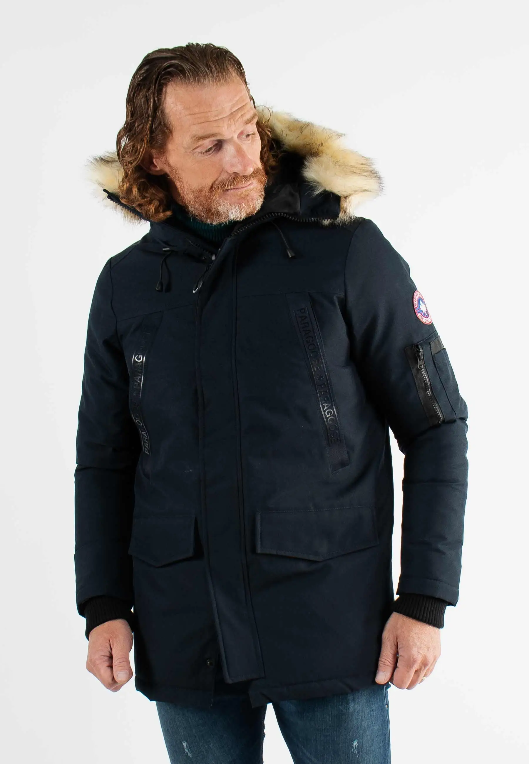 Doudoune courte paragoose navy davos