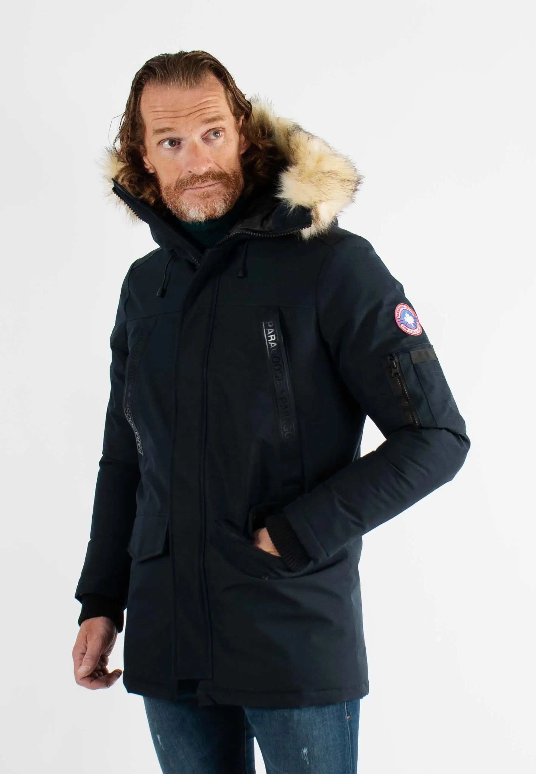 Doudoune courte paragoose navy davos