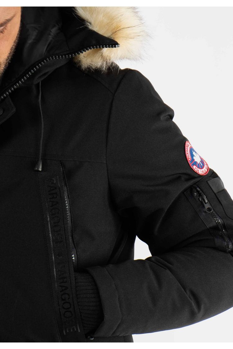 Doudoune courte paragoose noir davos