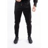 Pantalon cargo noir avec imprimé caoutchouc hollyghost