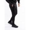 Pantalon cargo noir avec imprimé caoutchouc hollyghost