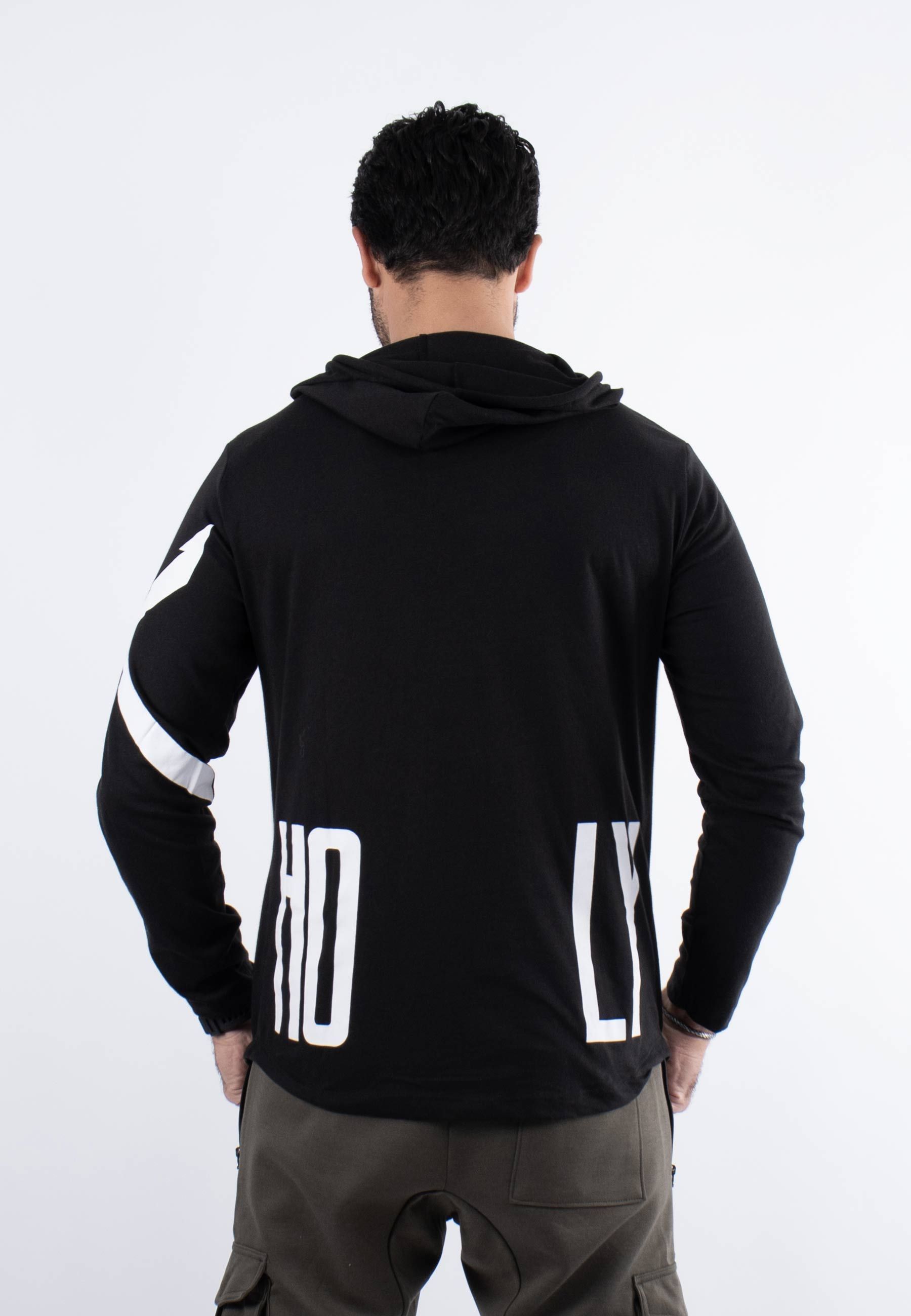 Sweat noir blanc hollyghost