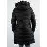 Doudoune mi-longue noir femme paragoose mazla