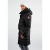 Doudoune mi-longue noir femme paragoose mazla