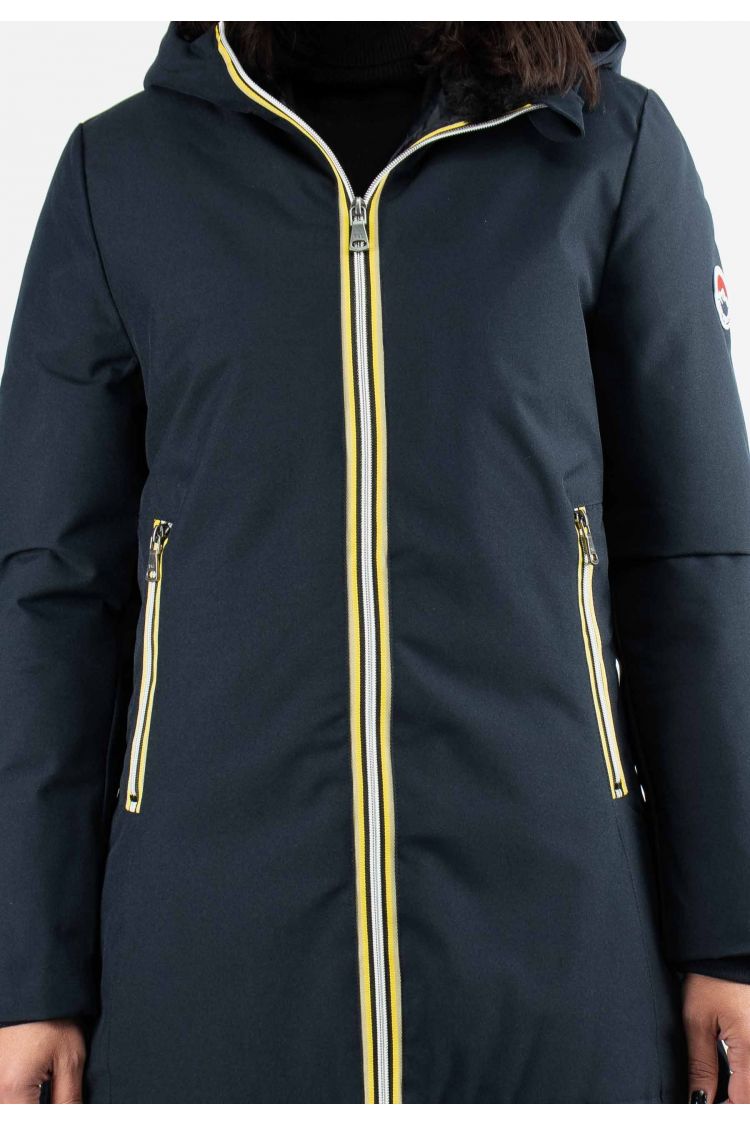 Doudoune mi-longue paragoose navy stanlowa