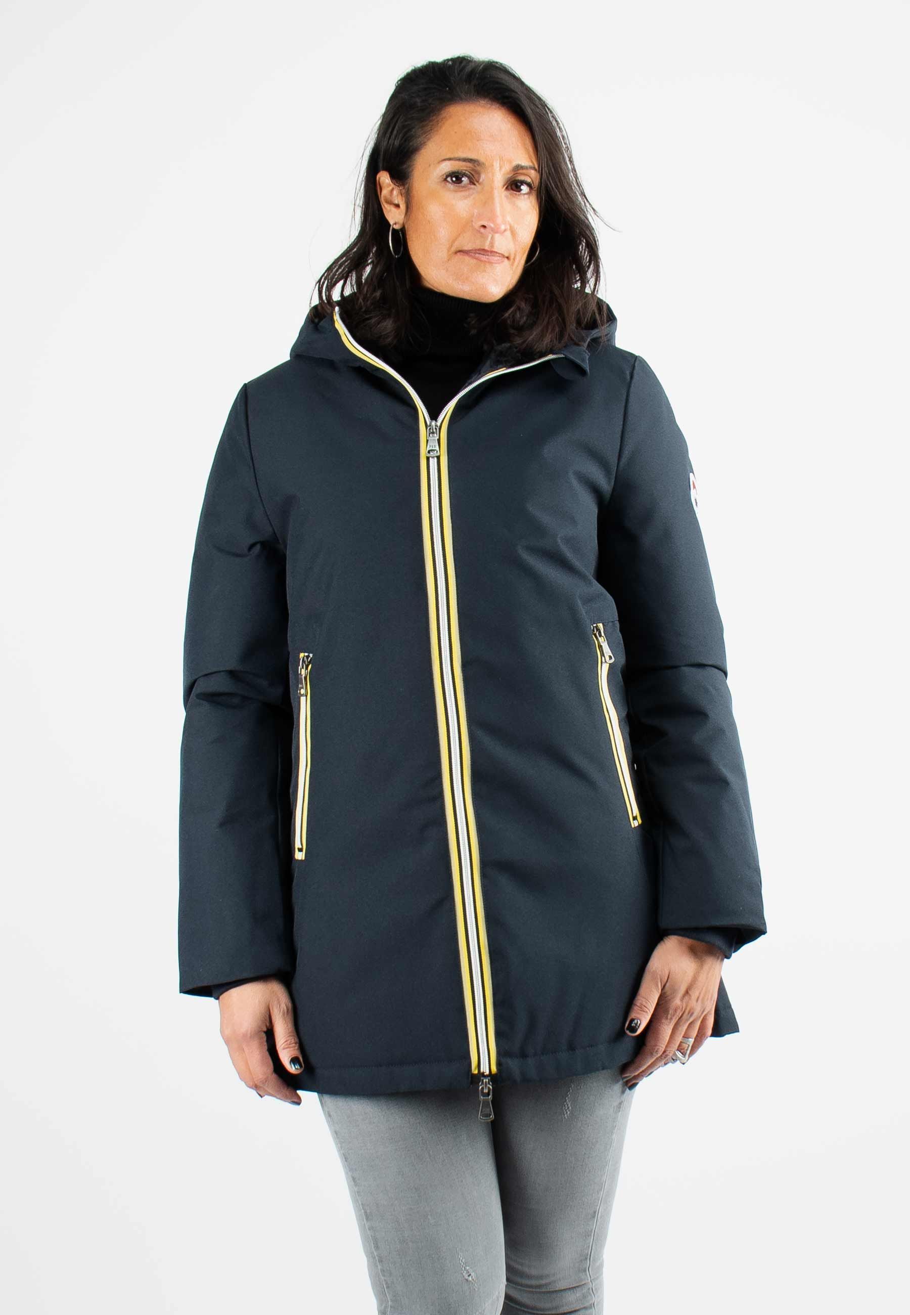 Doudoune mi-longue paragoose navy stanlowa