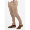 Pantalon chino taupe slim