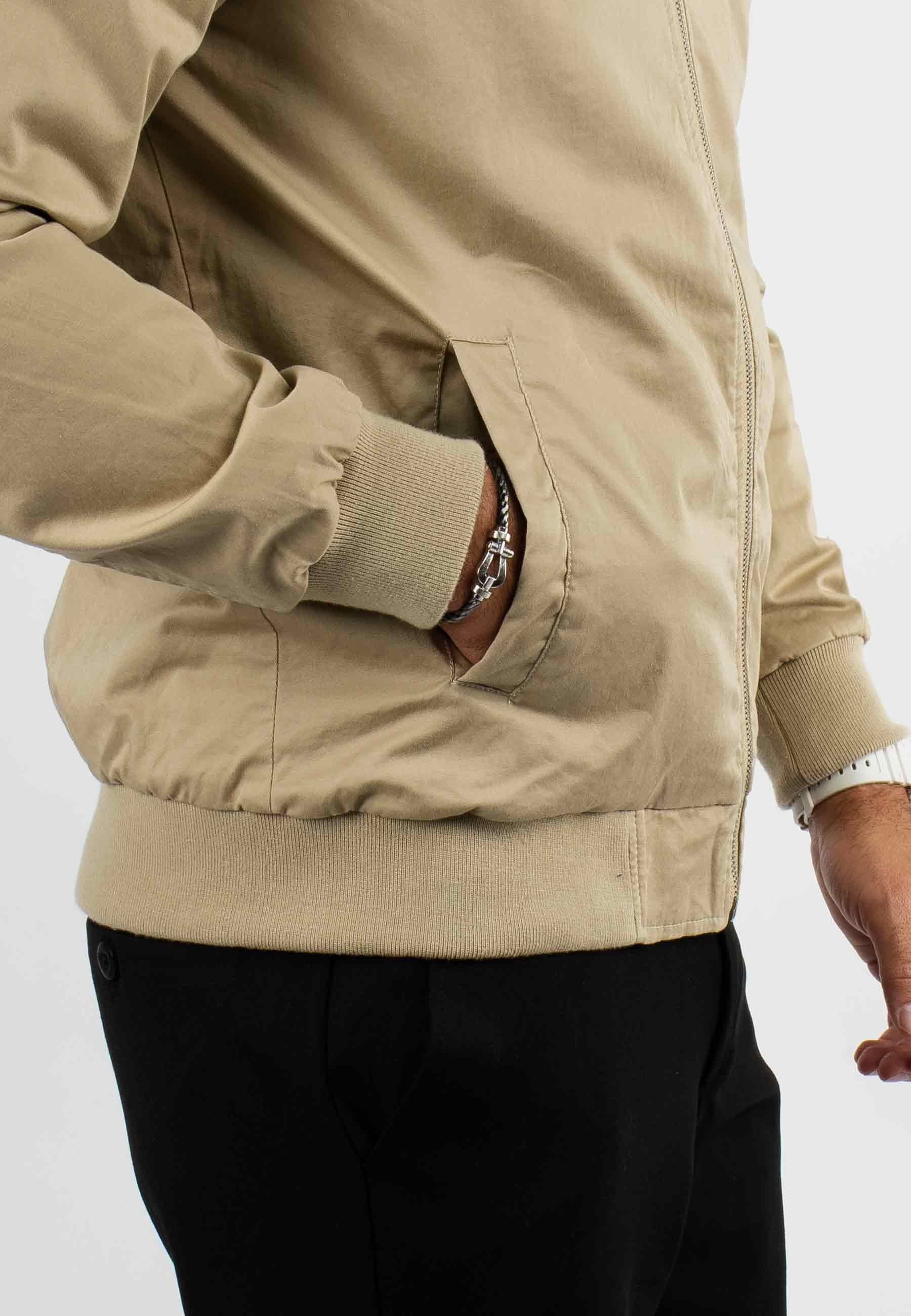 Blouson léger beige