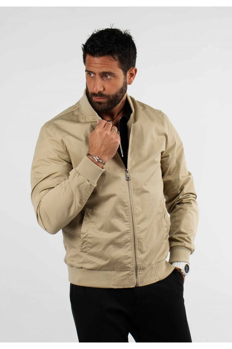 Blouson léger beige