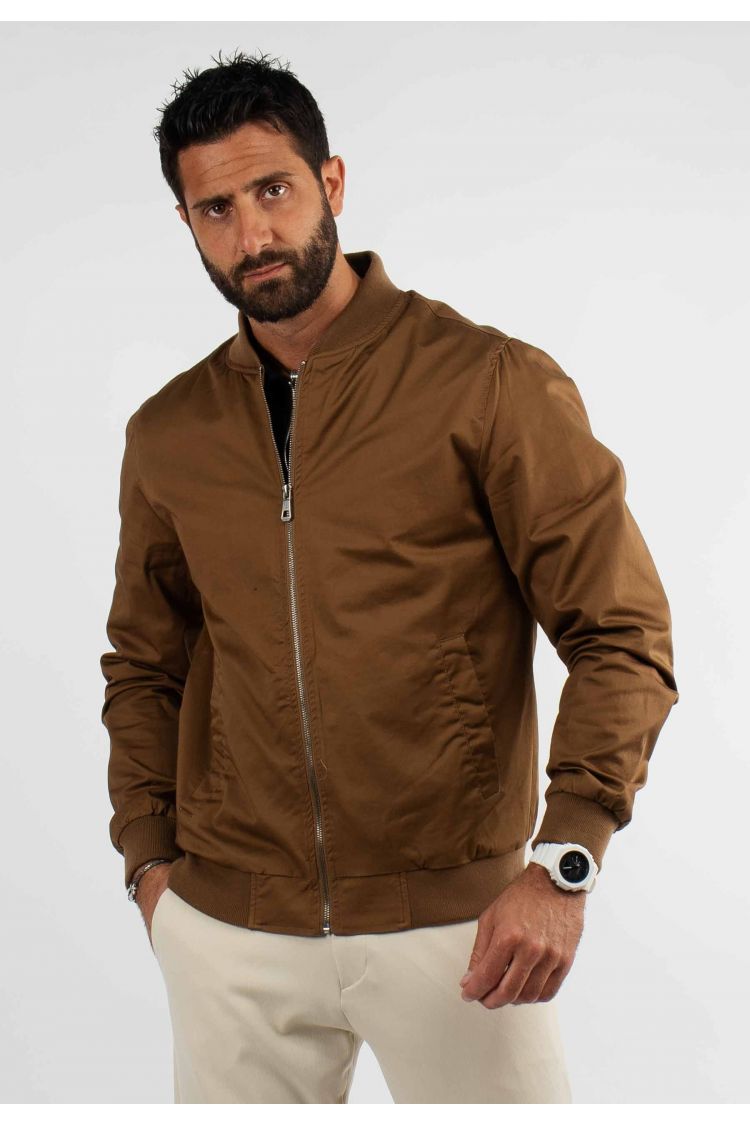 Blouson léger marron