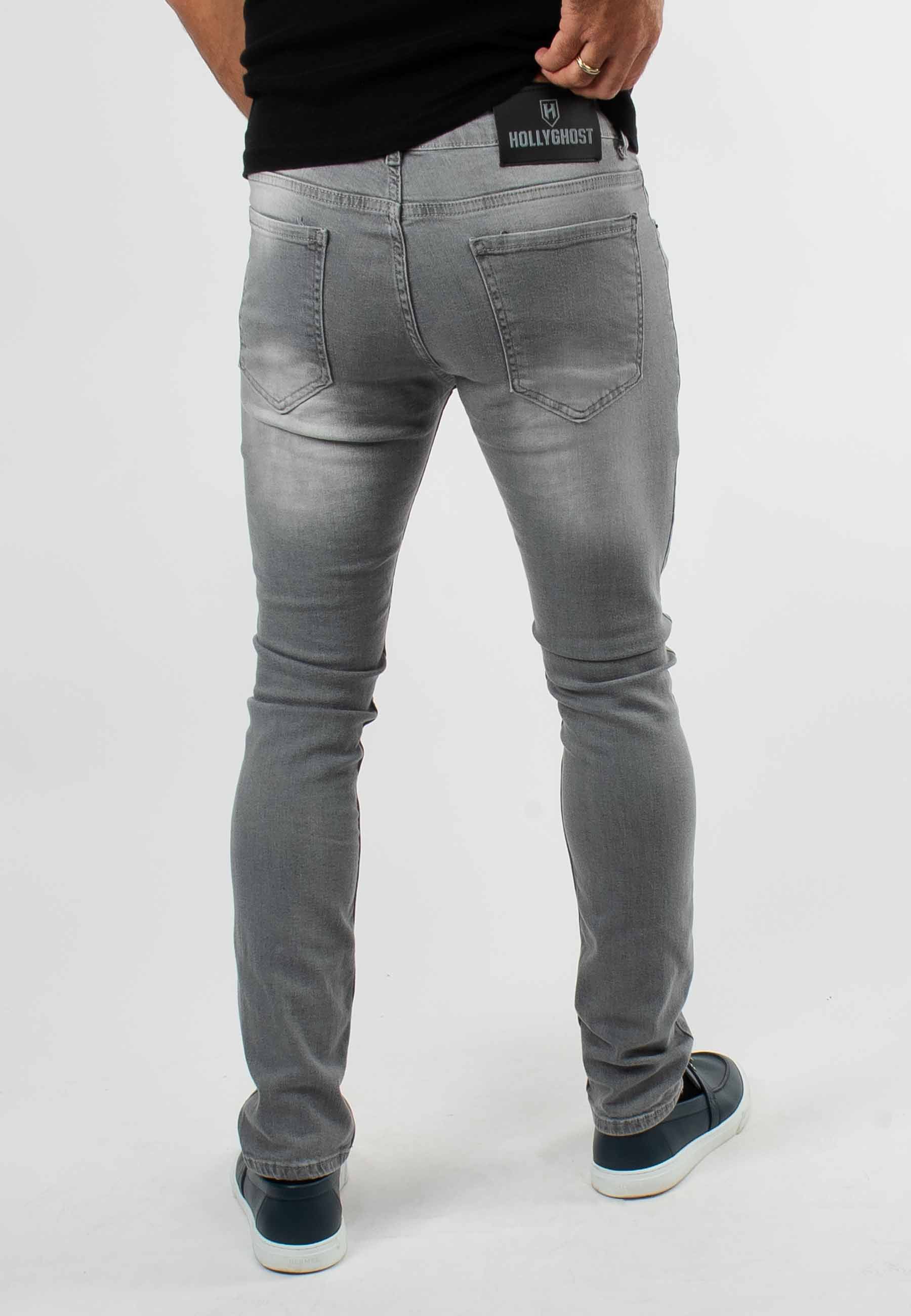 Jean skinny gris foncé