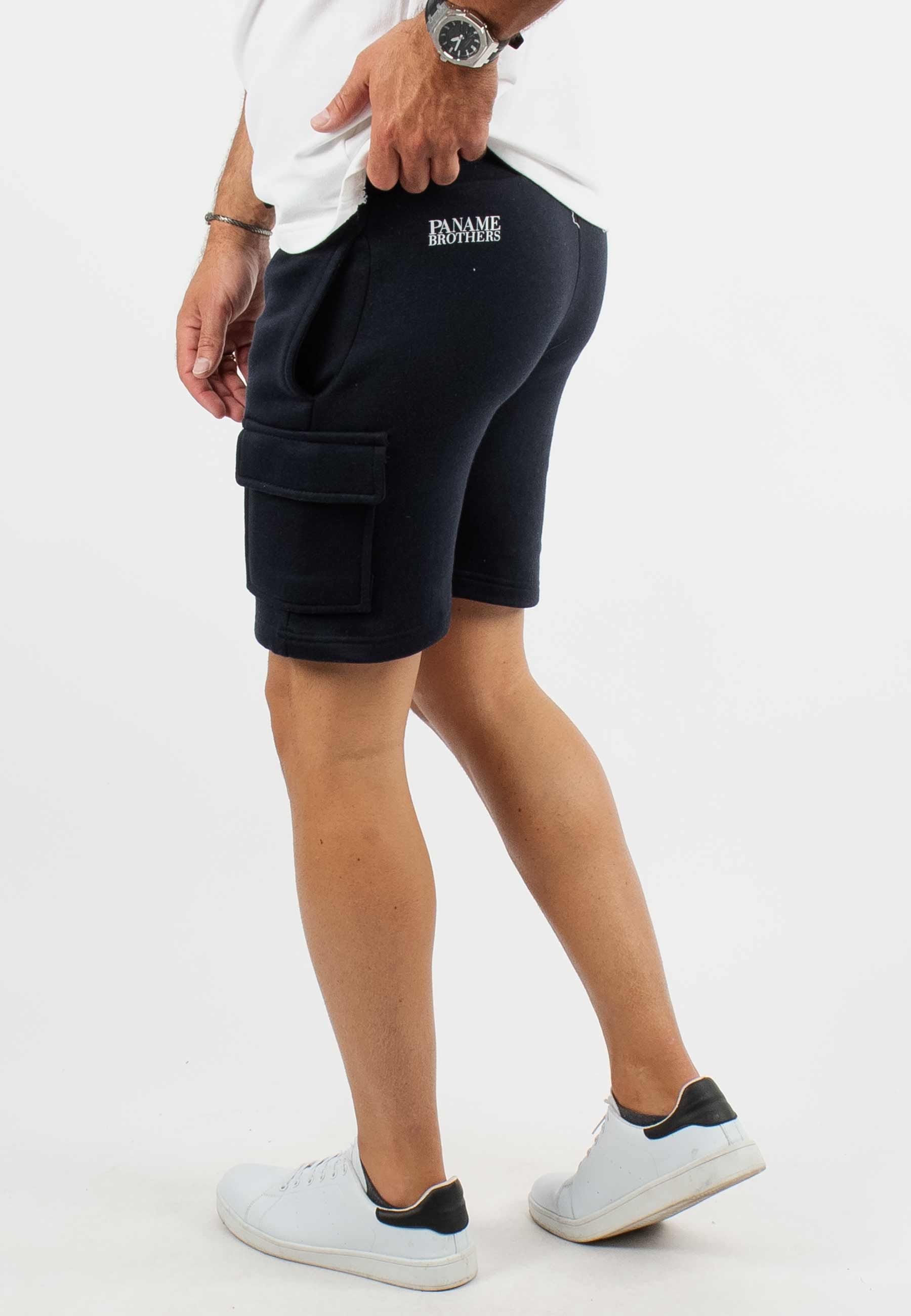 Short cargo multi-poches navy