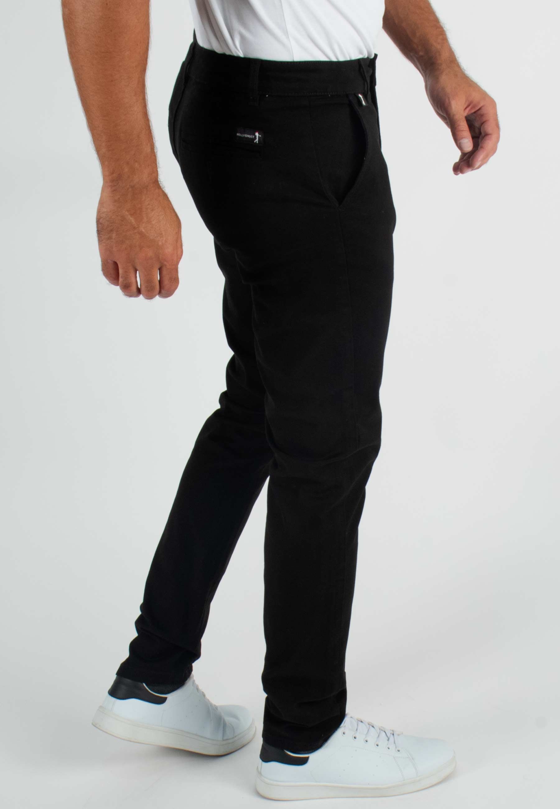 Pantalon chino noir Slim