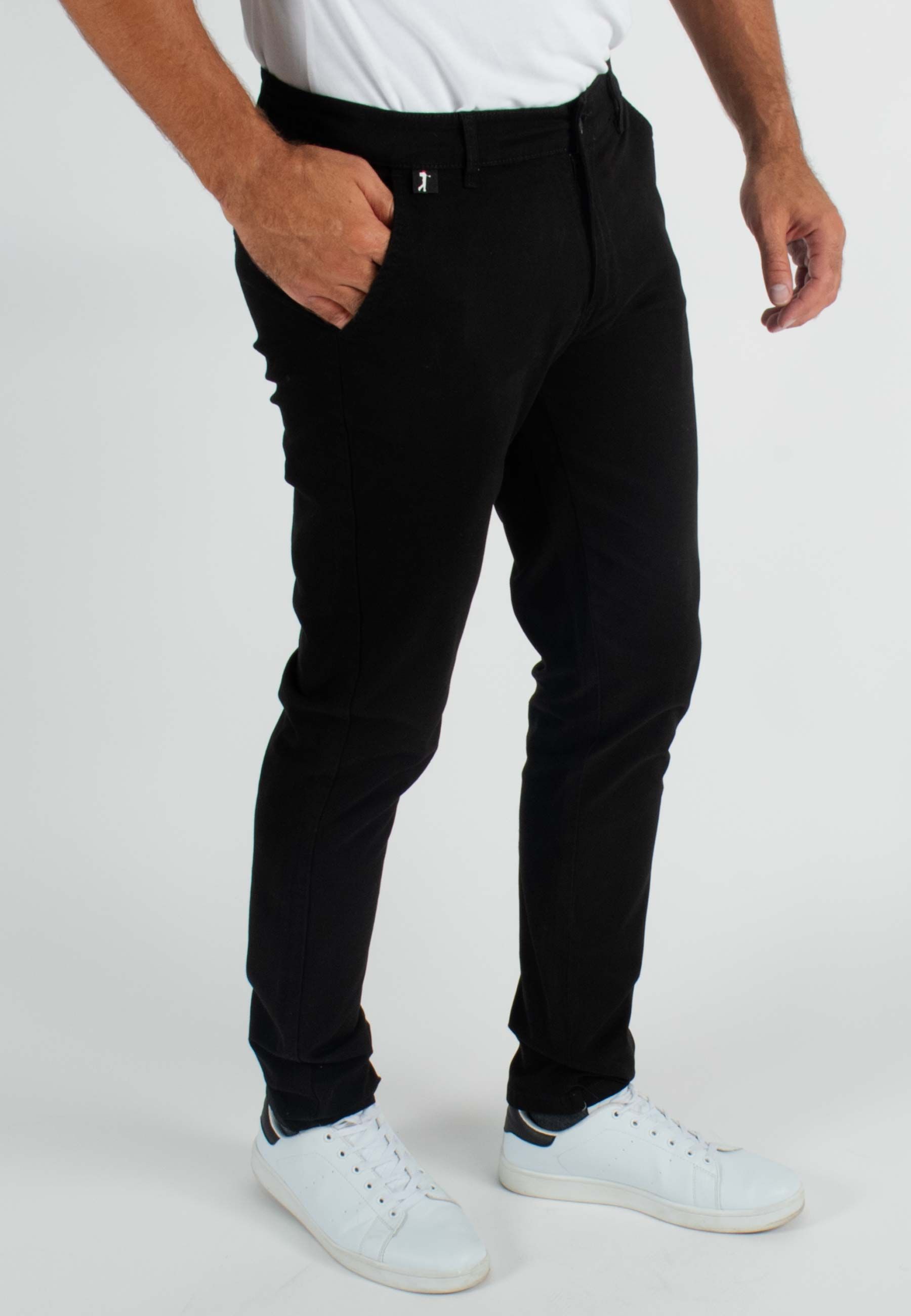 Pantalon chino noir Slim