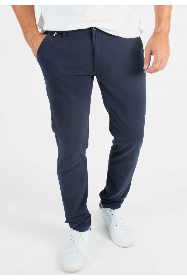 Pantalon chino navy Slim