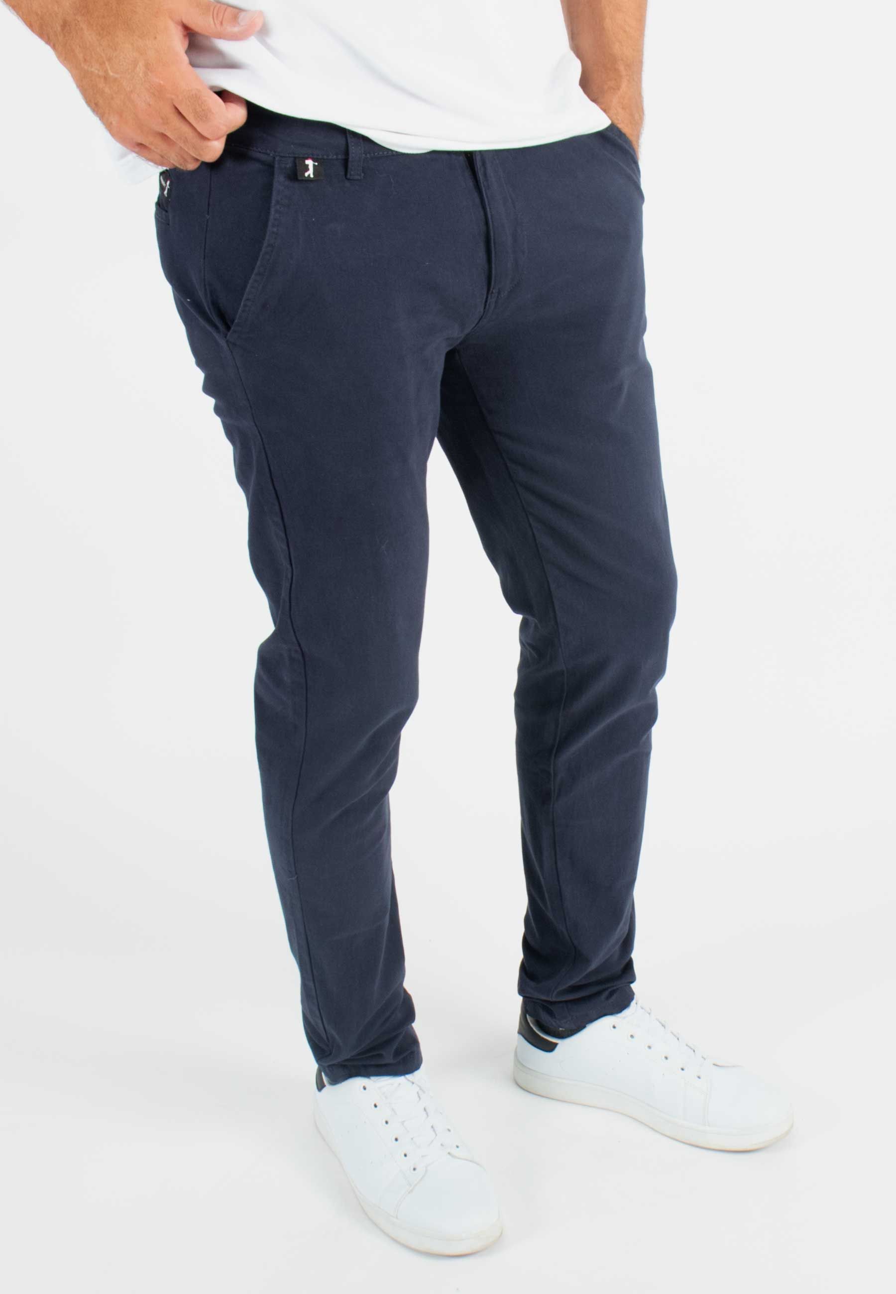 Pantalon chino navy Slim