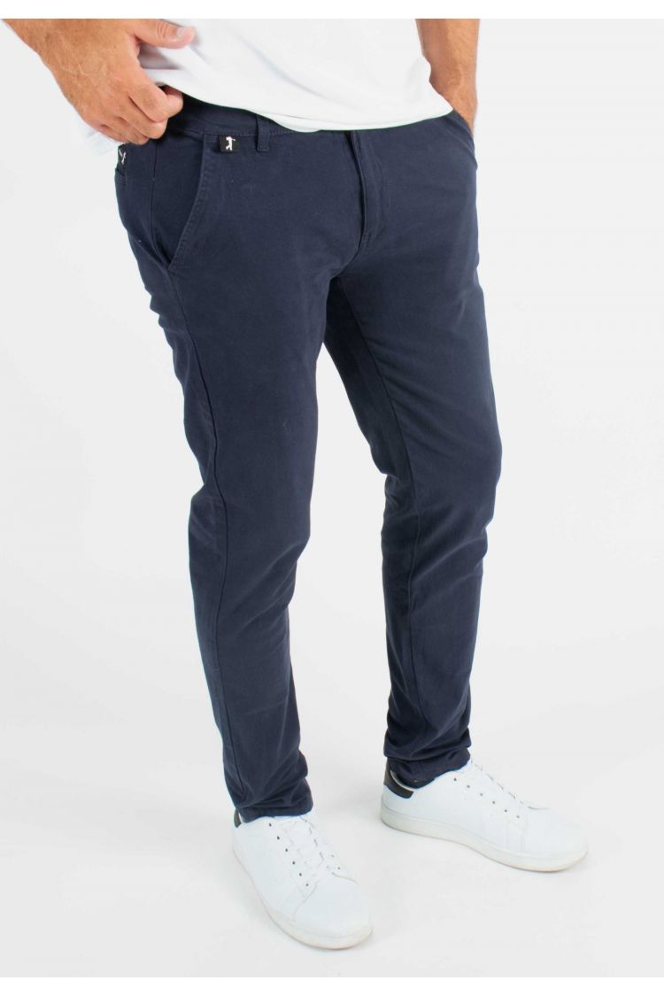 Pantalon chino navy Slim