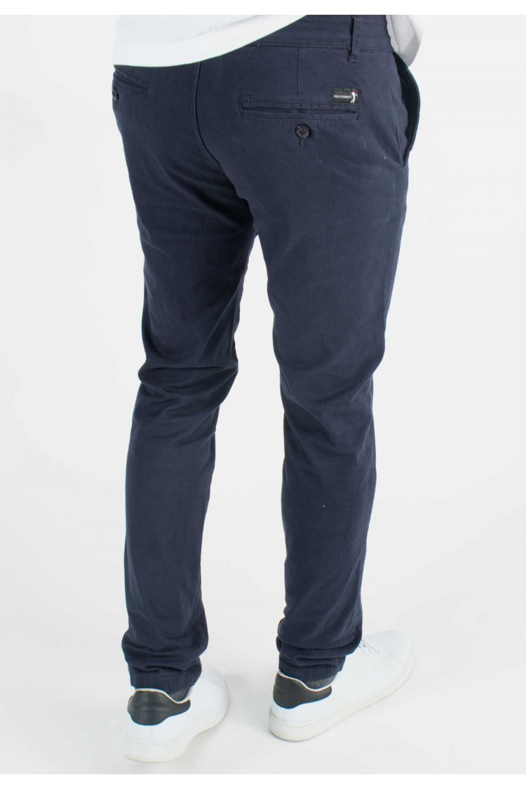 Pantalon chino navy Slim