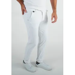 Pantalon chino blanc Slim
