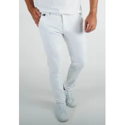 Pantalon chino blanc Slim
