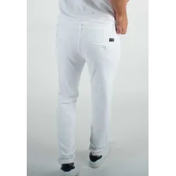Pantalon chino blanc Slim