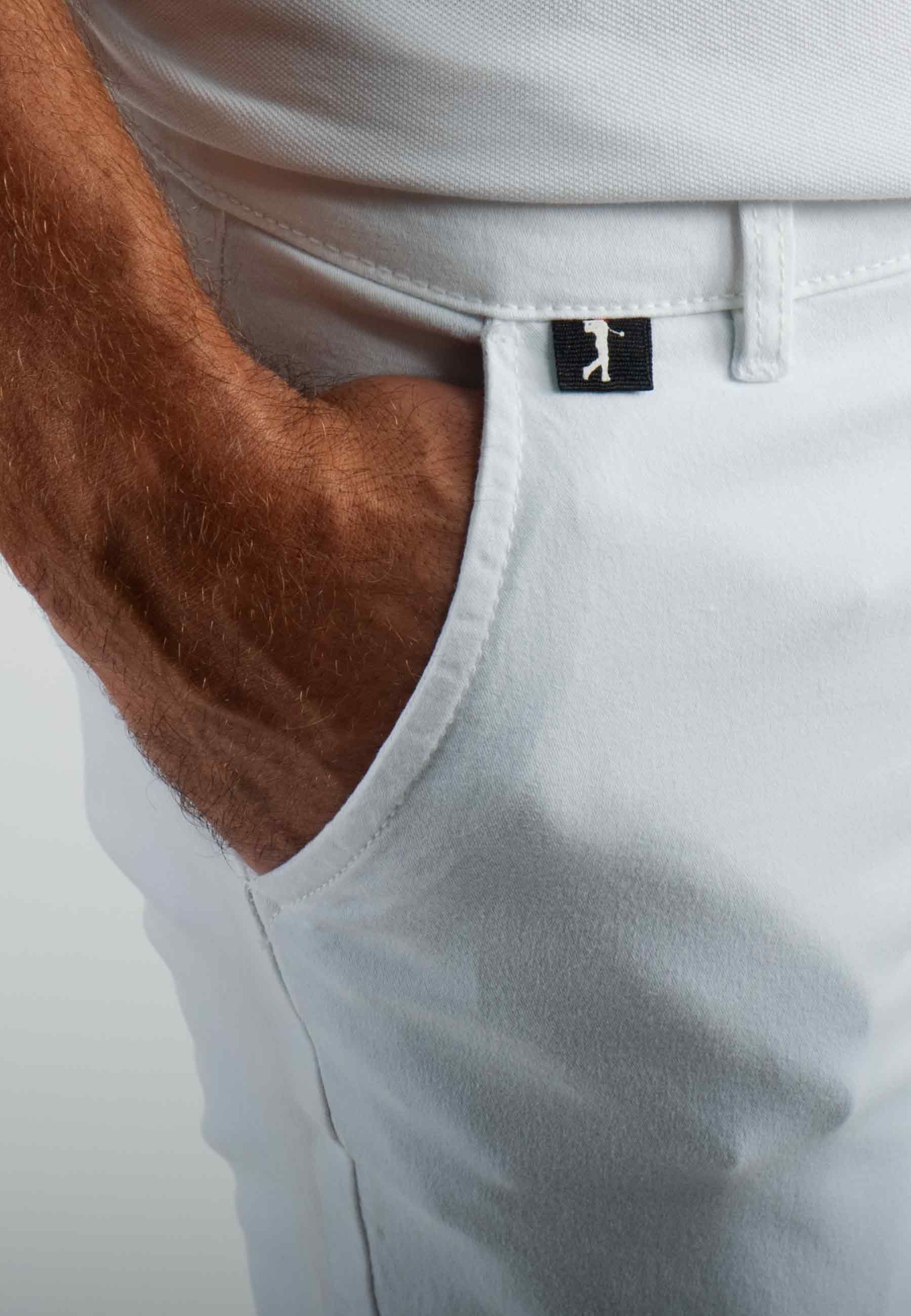 Pantalon chino blanc Slim