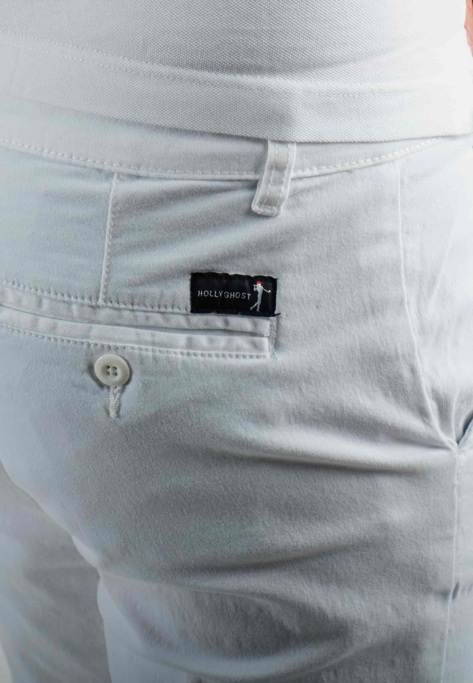 Pantalon chino blanc Slim