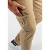 Pantalon cargo camel Slim