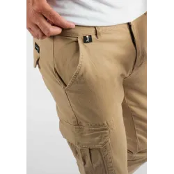 Pantalon cargo camel Slim