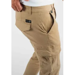 Pantalon cargo camel Slim