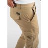 Pantalon cargo camel Slim